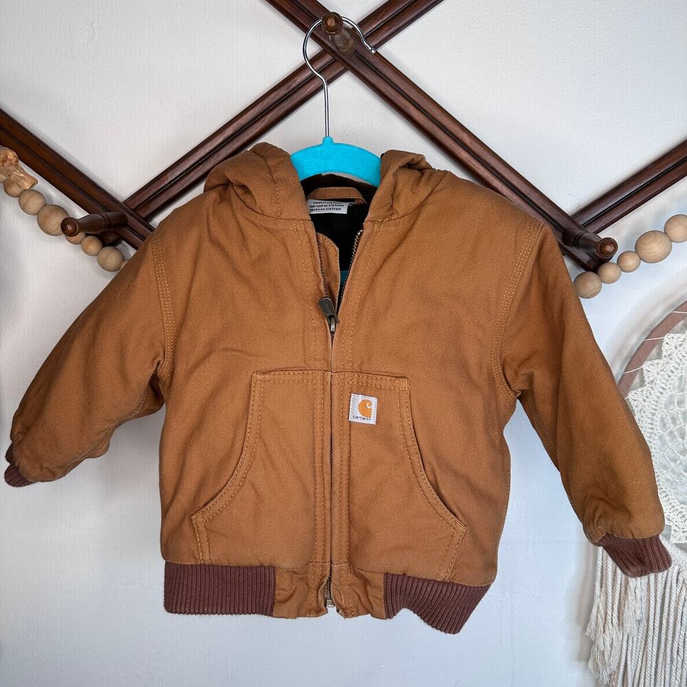 Carhartt Tan Canvas Toddler Jacket